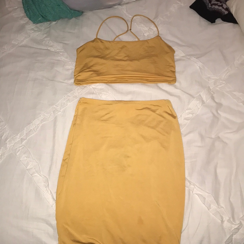 Yellow Two piece set